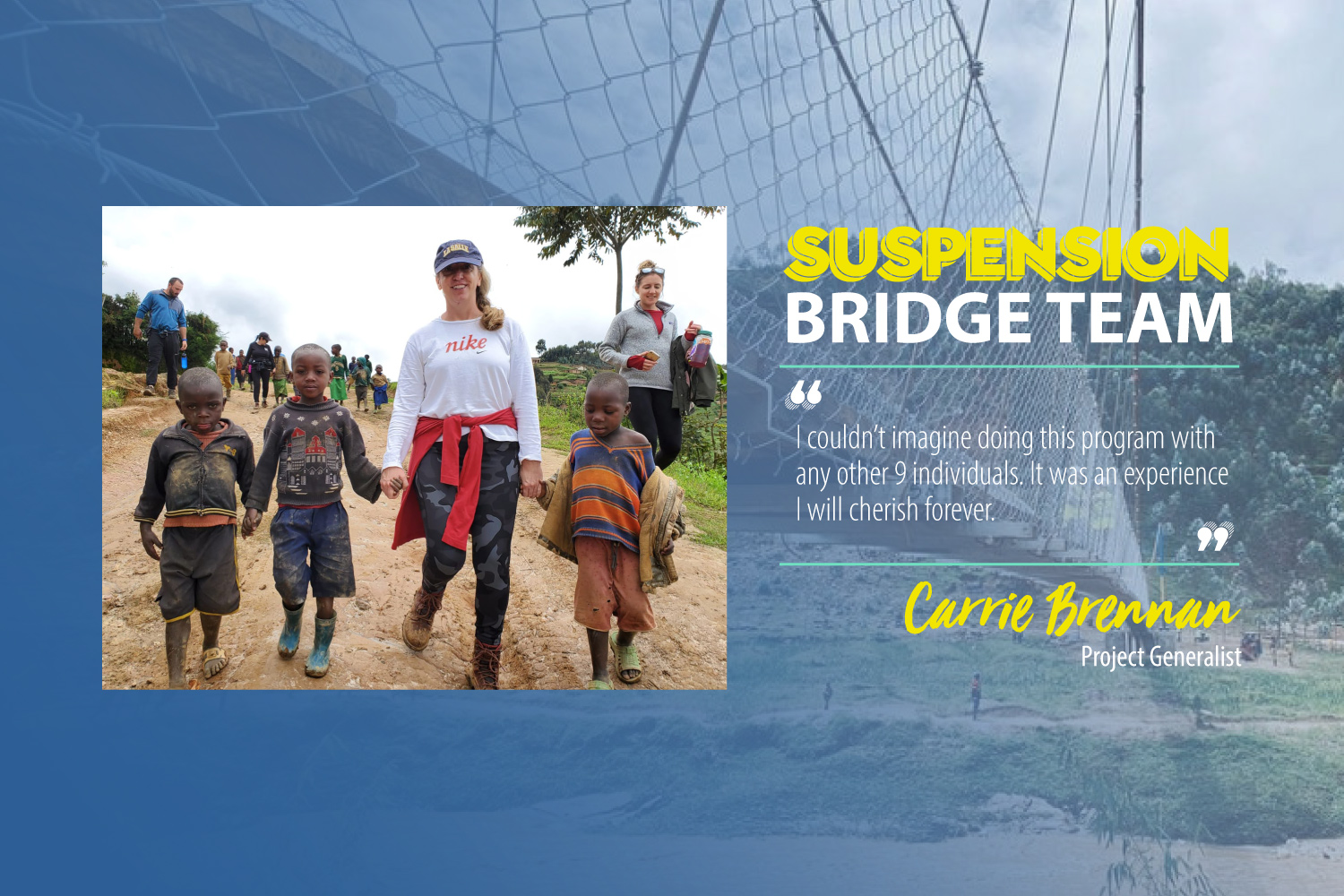 Bridges to Prosperity Spotlight: Carrie Brennan