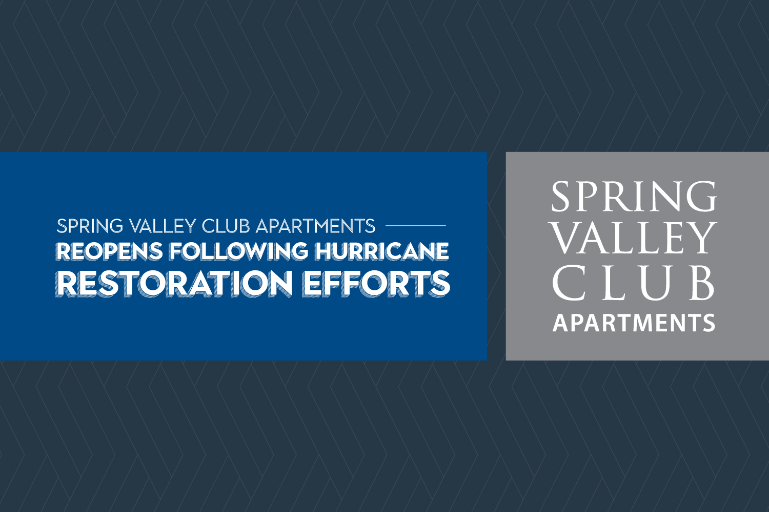 Spring Valley Club Apartments reopens following hurricane restoration efforts