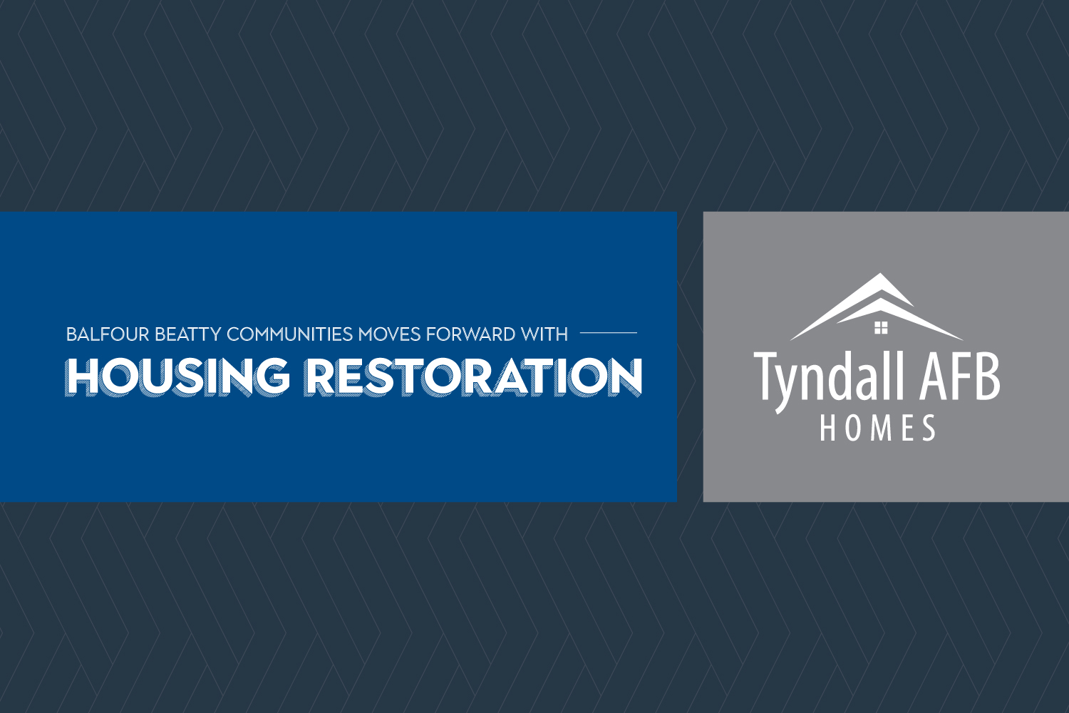 Balfour Beatty Communities moves forward with housing restoration at Tyndall Air Force Base inviting local contractors to submit bids and visit site