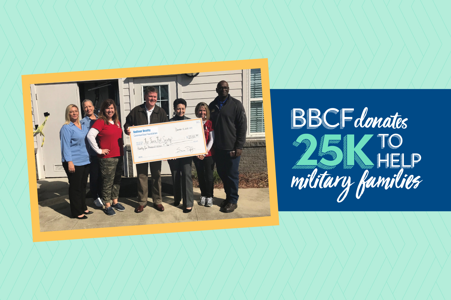 Balfour Beatty Communities Foundation donates $25,000 to help military families at Tyndall Air Force Base following Hurricane Michael