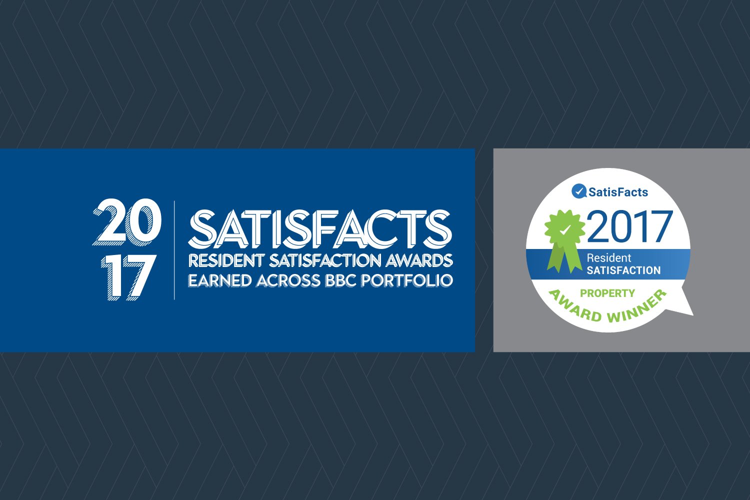 2017 Satisfacts Resident Satisfaction Awards earned across Balfour Beatty Communities portfolio