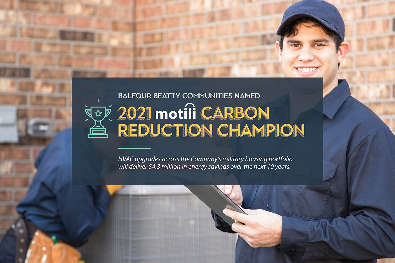 Balfour Beatty Communities Named 2021 Motili Carbon Reduction Champion